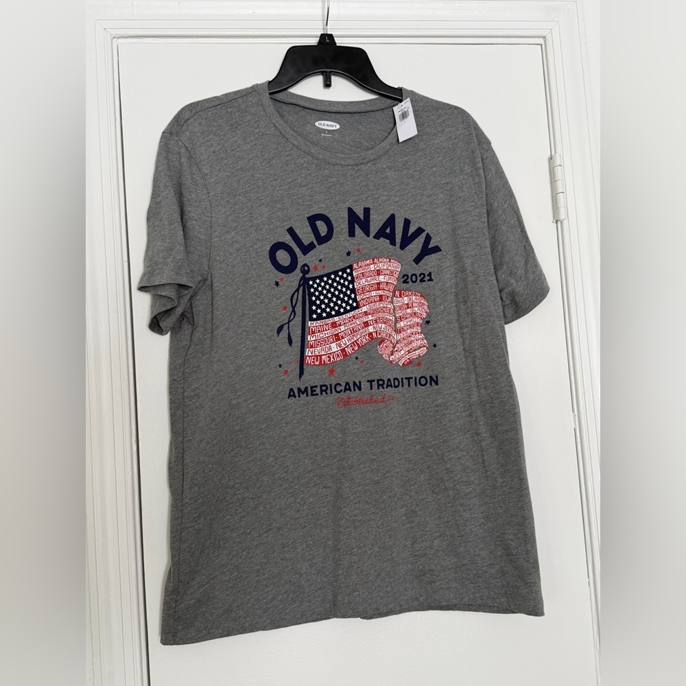 Old Navy American Tradition Gray Tee (2021)
